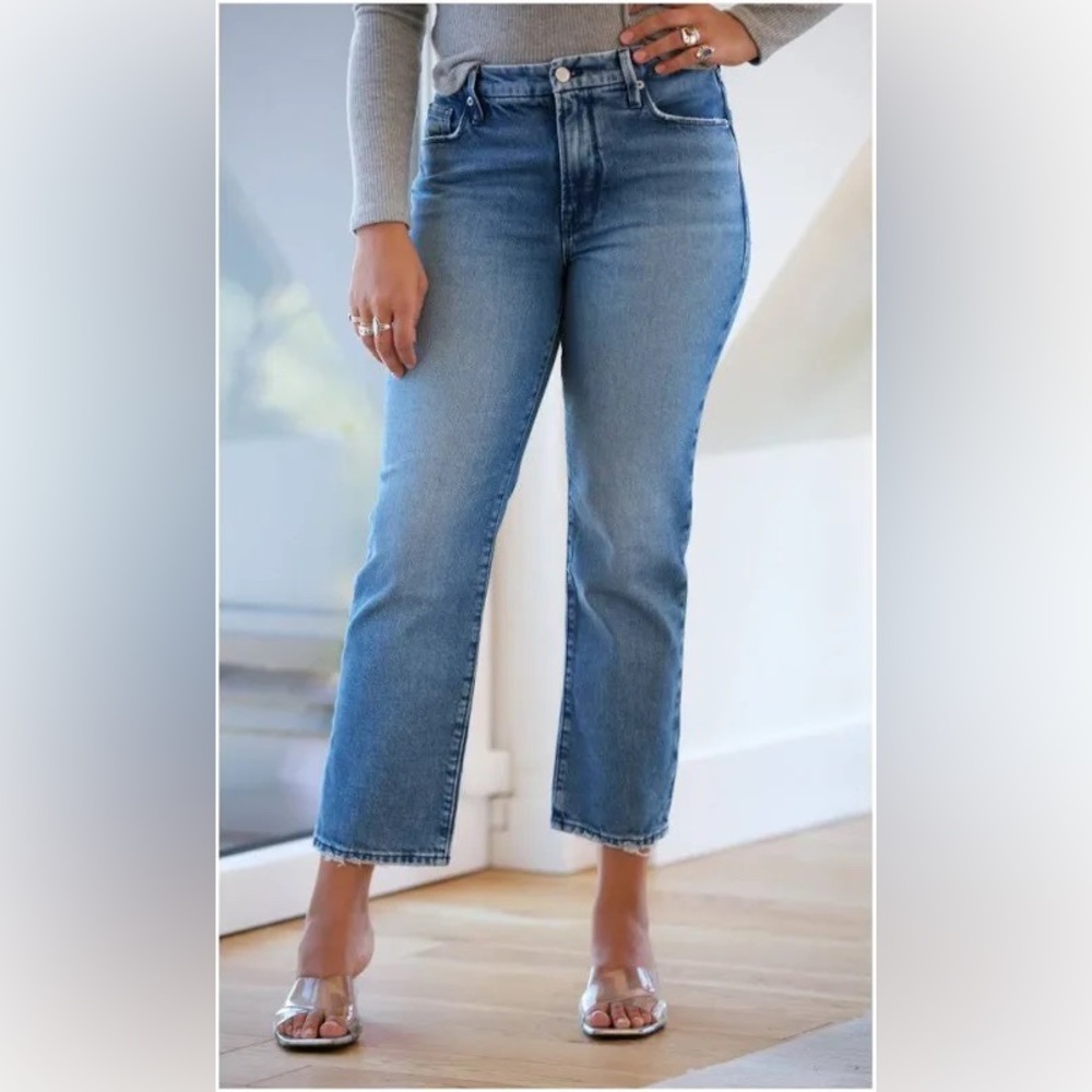 Good American Blue Ankle Jeans
